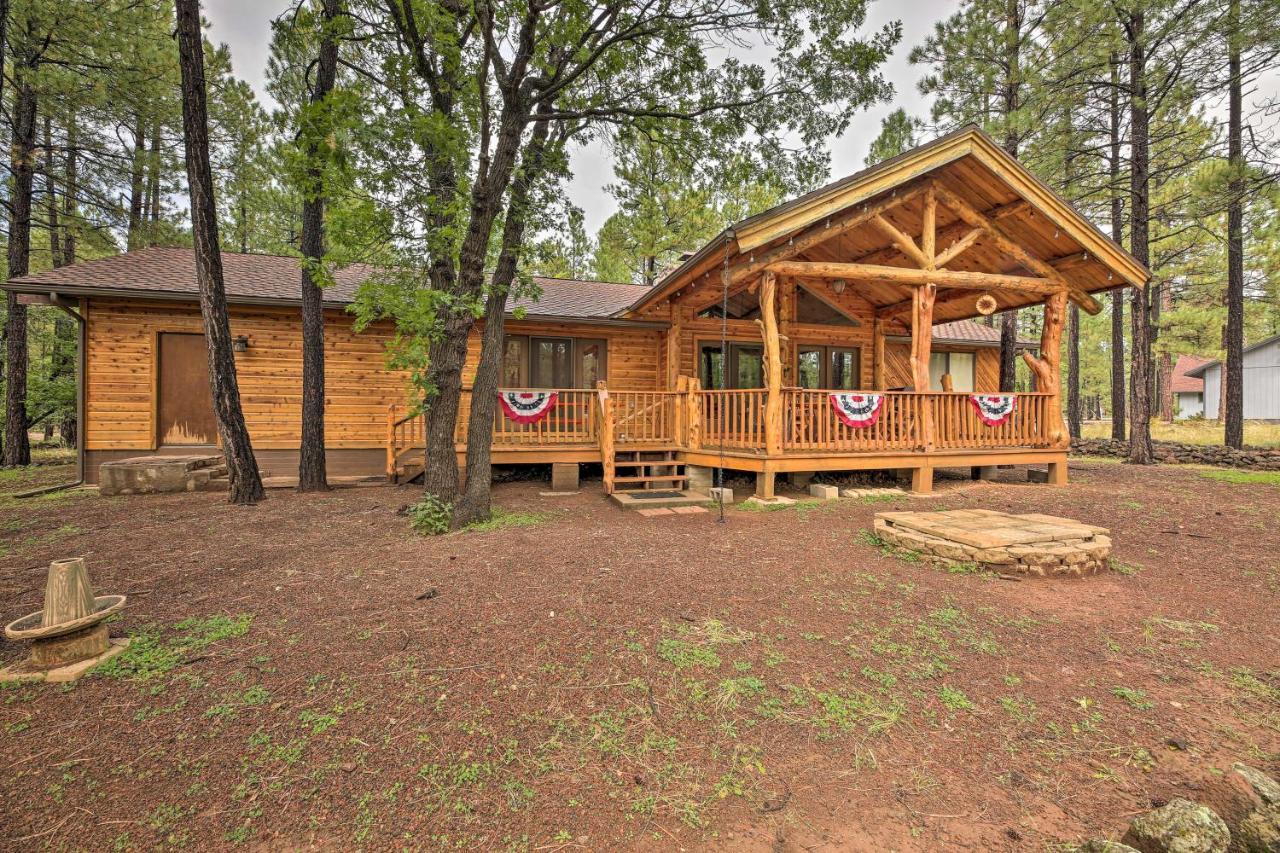 Lush Pinetop Retreat With Large Deck And Wooded Yard! Ngoại thất bức ảnh